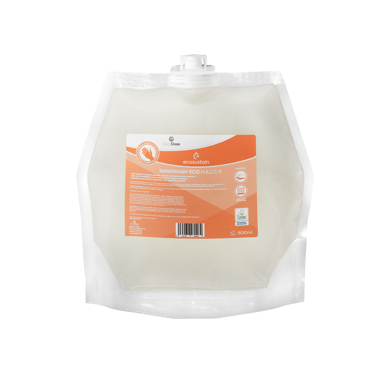 EcoSustain REVIVE Handwash HACCP — 800 ml pouch
