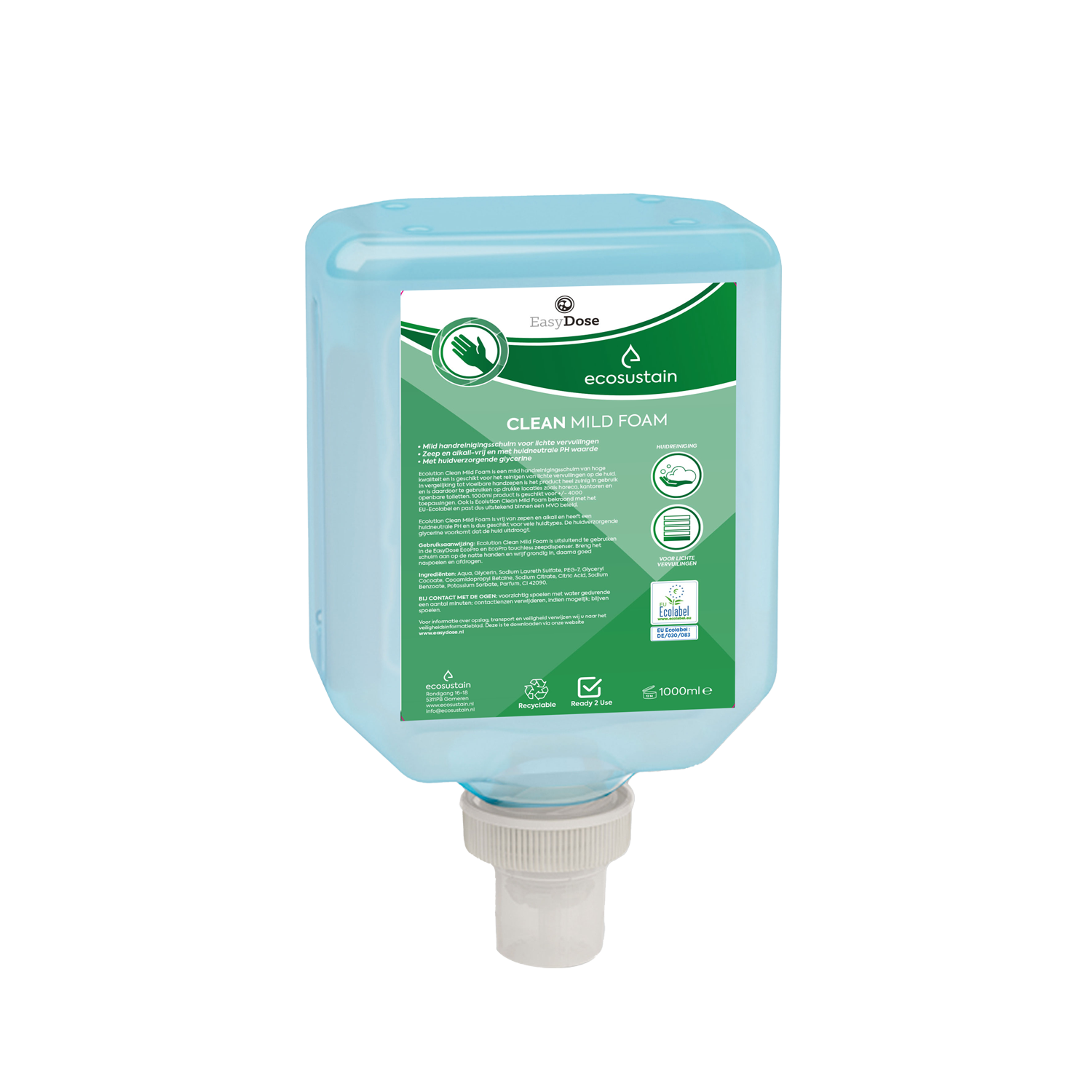 Ecopro Clean Mild Foam 1000ml — 1000ml
