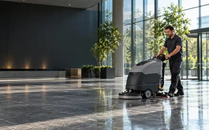 Schoonmaakmachine kiezen — sfeerbeeld