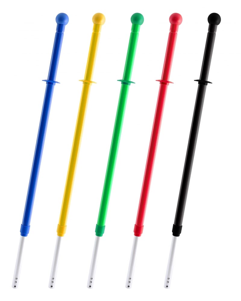Decitex TELESCOPIC HANDLE — Blauw · 160cm · Dozen met 10 Telescopic Handle